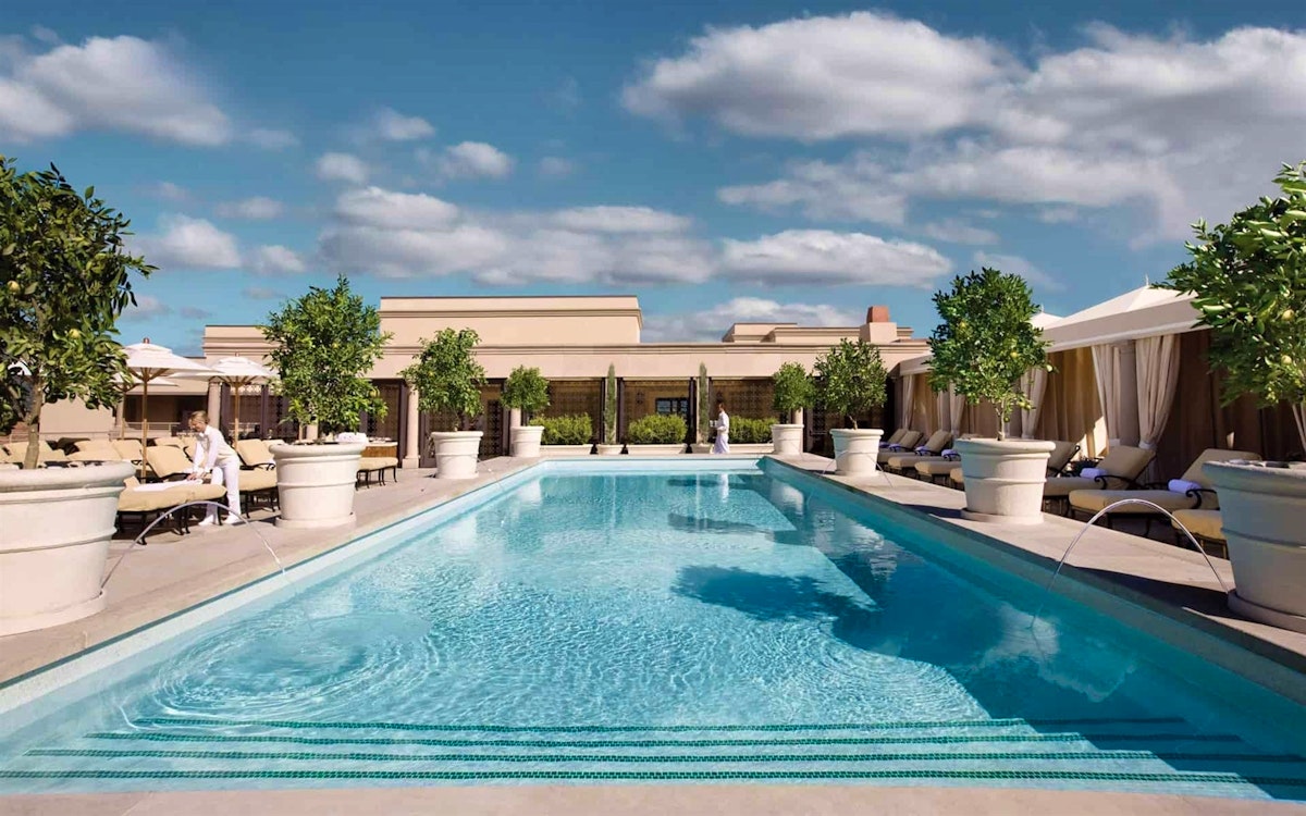 Rooftop Pool at Montage Beverly Hills, Los Angeles 