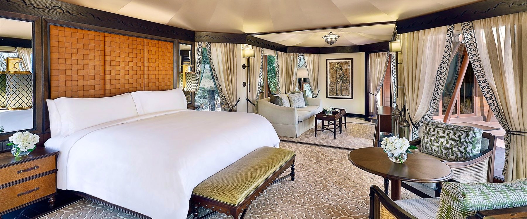 Tented Pool Villa Bedroom at Al Wadi Desert, Ras Al Khaimah