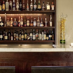 Bar lounge area at Hotel Lindrum – McGallery by Sofitel