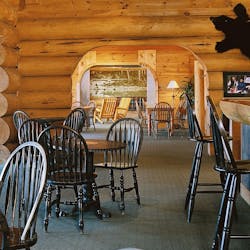 Bar at Hotel Sacacomie, Quebec