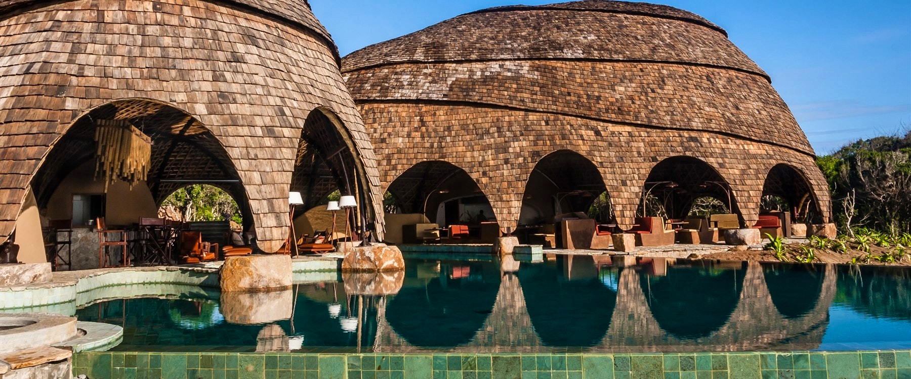 bar dining area at Wild Coast Tented Lodge, Yala National Park