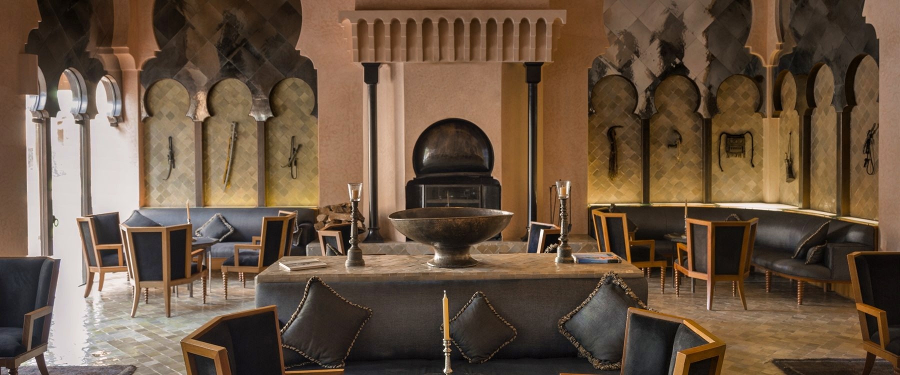 Bar Fumoir at Amanjena, Marrakech, Morocco