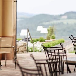 Bar Visconti at Castello di Casole, A Belmond Hotel, Tuscany, Italy