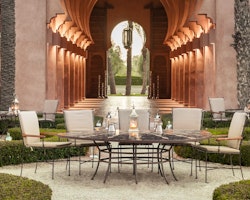 Lobby Area at Amanjena, Marrakech, Morocco