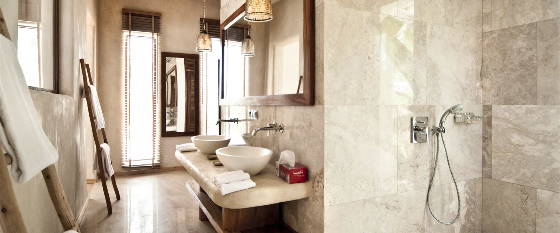 Bathroom interior at Zanzibar White Sand Luxury Villas and Spa
