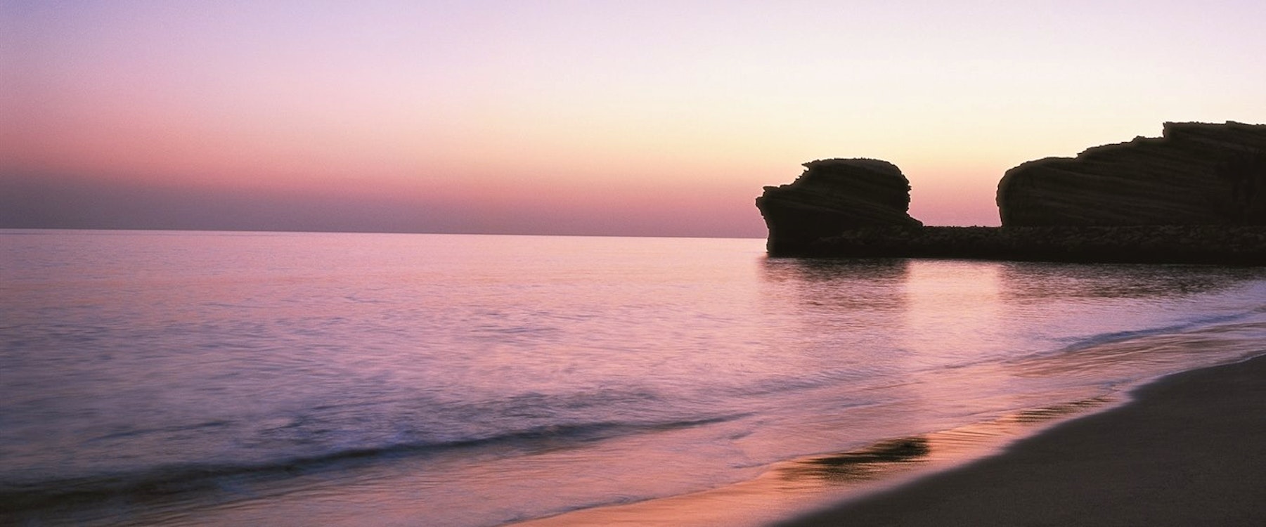 Beach at Dawn at Shangri La Barr Al Jissah Resort and Spa
