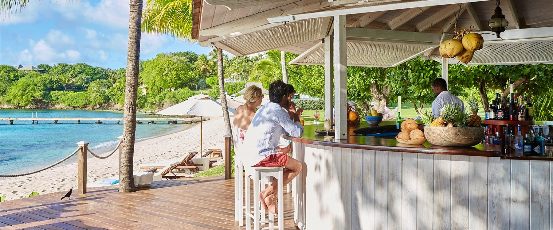 Beach Bar At Cotton House, Grenadine