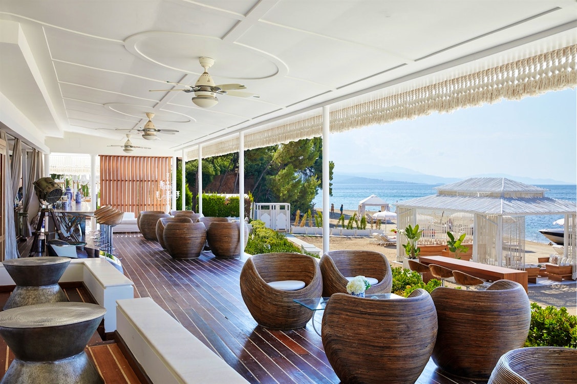 Beach Bar, Danai Beach Resort & Villas, Halkidiki, Greece