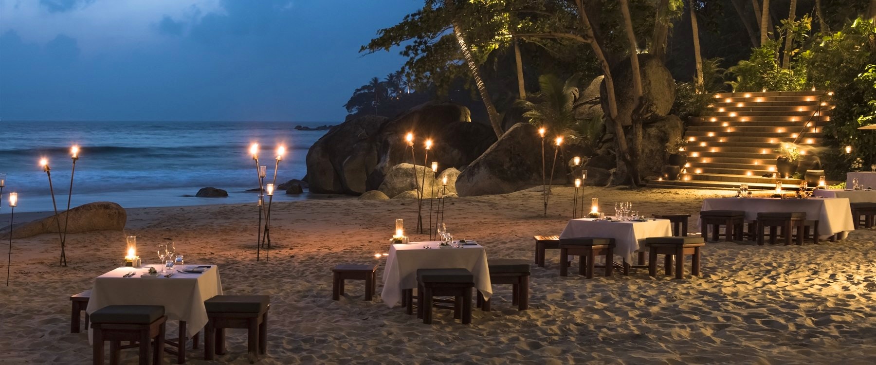 Beach BBQ at Amanpuri, Phuket, Thailand