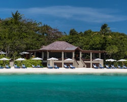Clubhouse pool at Amanpulo, Palawan