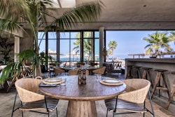 Beach house dining at Domes Zeen Chania