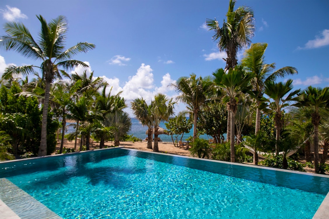Beach Club Pool, Le Toiny, St Barths, Caribbean