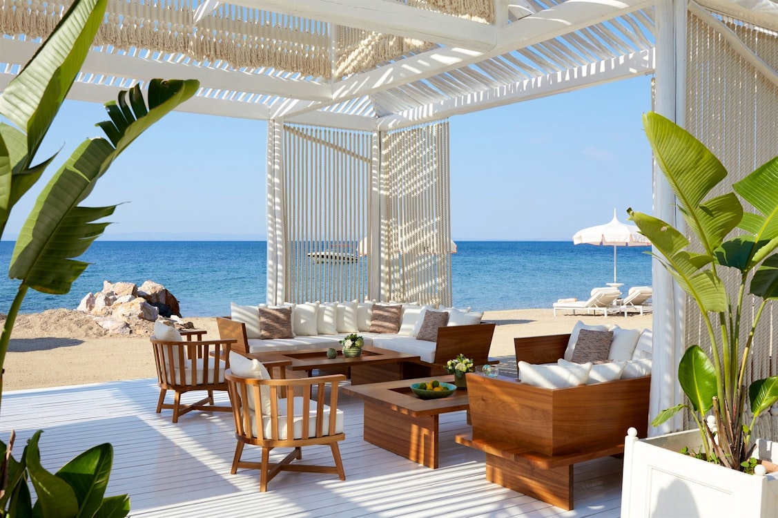 Beach Reception, Danai Beach Resort & Villas, Halkidiki, Greece