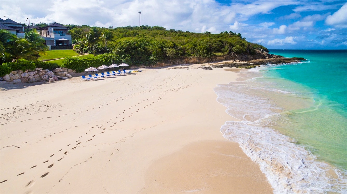 beach at nevaeh villa anguilla