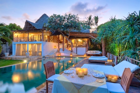 Beach Villa Exterior, Alfijiri Villas, Kenya
