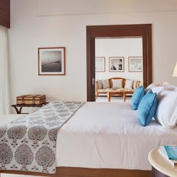 Beach Villa Bedroom at The Residence Maldives, Indian Ocean