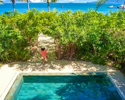 Beach villa exterior at Six Senses Ninh Van Bay, Vietnam