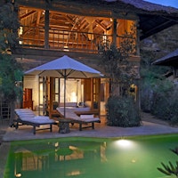 two bedroom beachfront pool villa