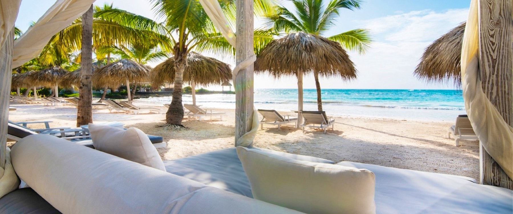 Beach Club Bed at Eden Roc at Cap Cana Boutique Suites & Beach Club, Dominican Republic