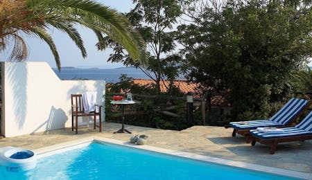 two bedroom bungalow with private pool