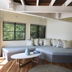 The Point lounge area at Bedarra Island, Queensland