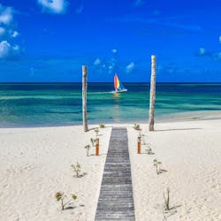 Beach Front at Barbuda Belle, Caribbean