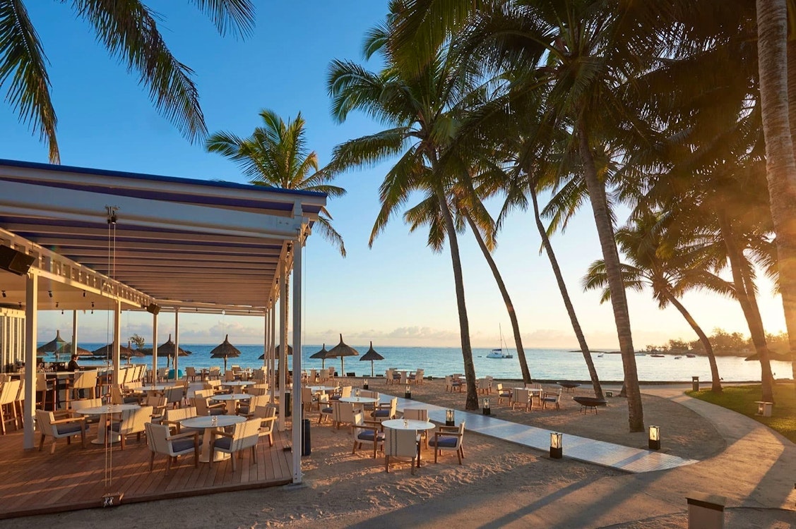 The Blu Bar at Constance Belle Mare Plage, Mauritius 