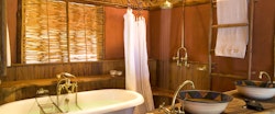 Bathroom interior at &Beyond Benguerra Island Lodge