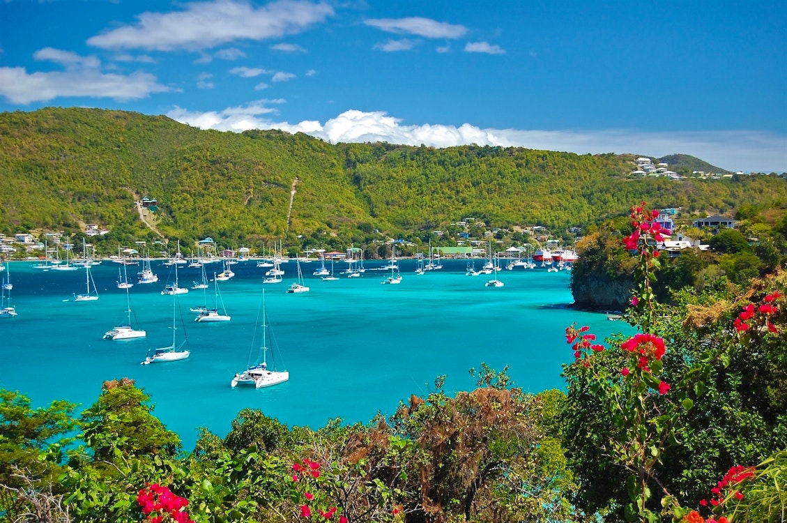 Bequia view, Classic Caribbean Yacht Harbours with Barbados, Seabourn Cruise