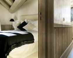 Bedroom at the Black Pearl Chalet France
