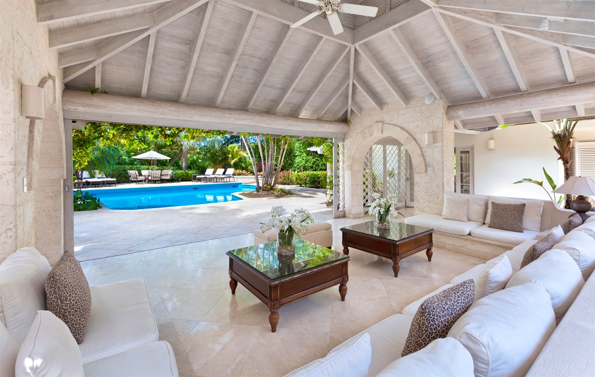 reception room at bluff house barbados