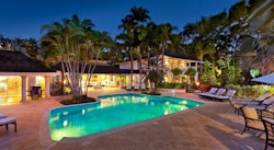 pool deck at bluff house barbados