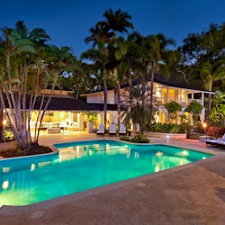 pool deck at bluff house barbados