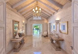 foyer at bluff house barbados