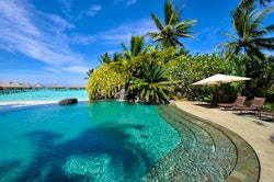 infinity pool at intercontinental bora bora le moana resort bora bora french polynesia