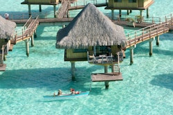 overwater bungalow at intercontinental bora bora le moana resort bora bora french polynesia