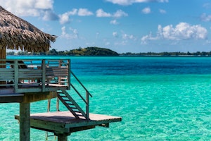 End of Pontoon Horizon Overwater Bungalow