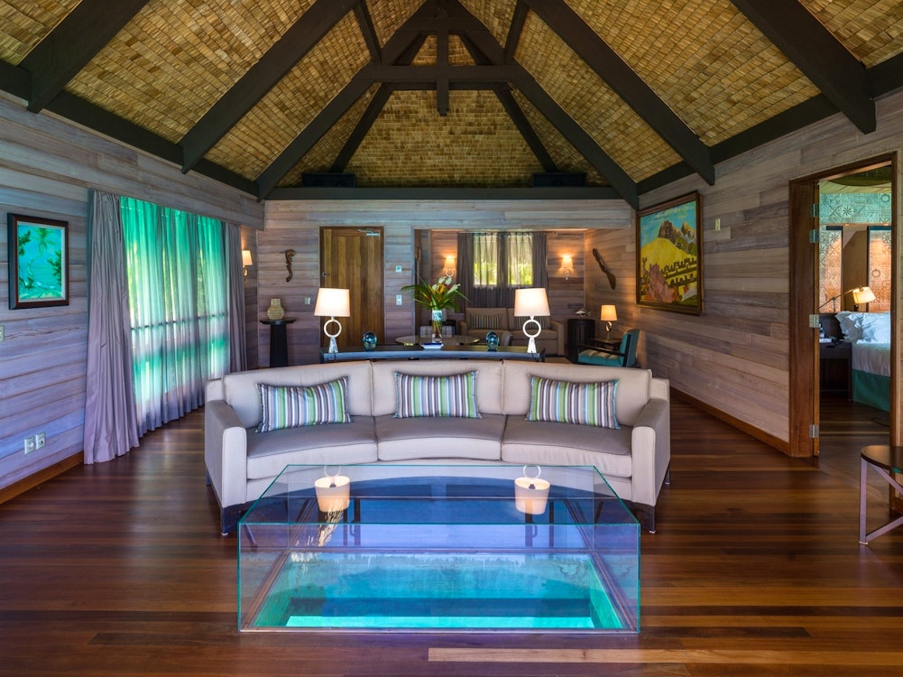 overwater villa at the st regis bora bora resort