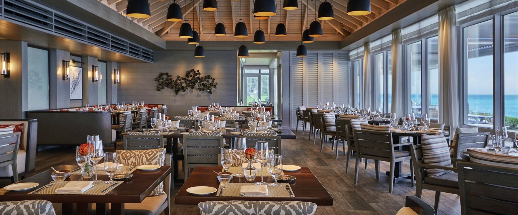 Restaurant at Ocean Club, Bahamas, Caribbean