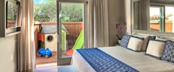 Deluxe Family Play Garden Bungalow at Forte Village Hotel Bouganville, South Sardinia, Italy
