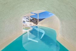Mystery Villa Cave Pool, Mystique, Santorini, Greece