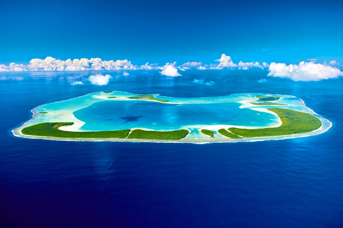 aerial view at the brando tahiti french polynesia 