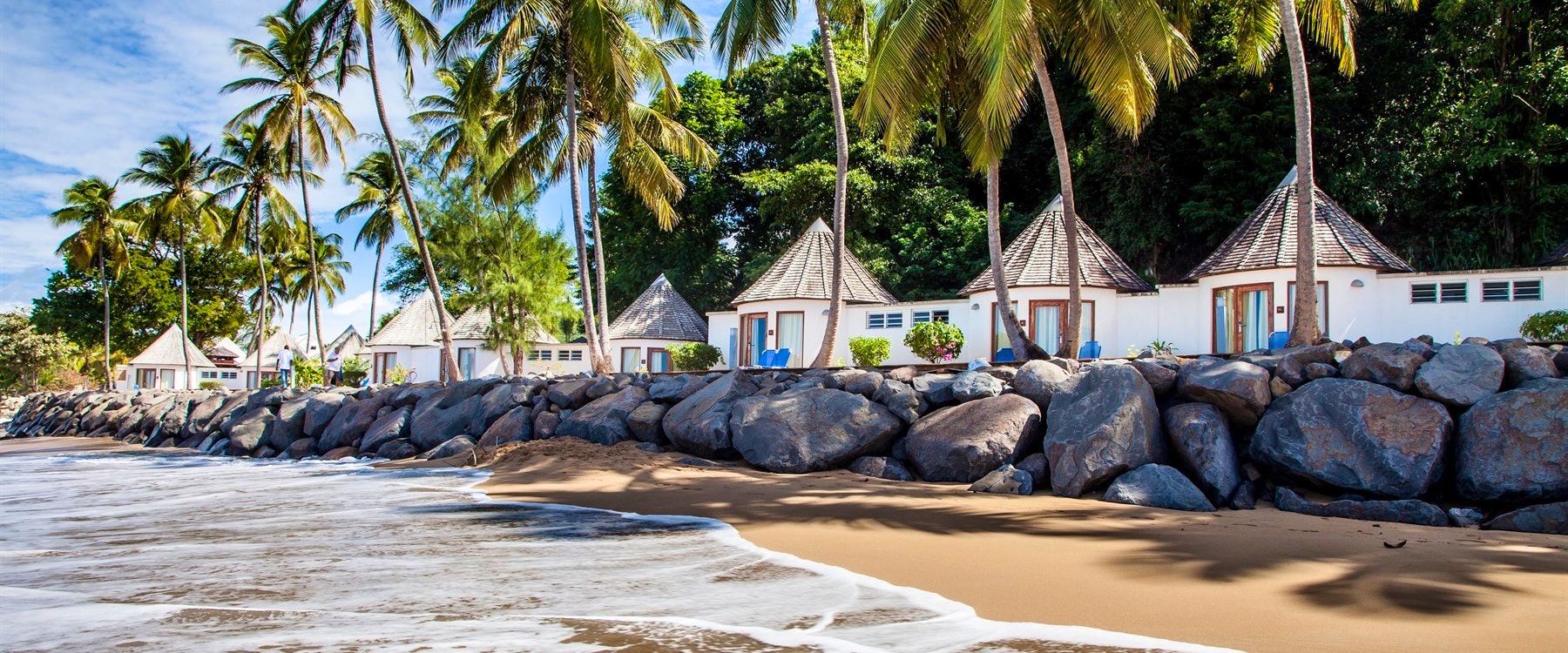 Beach Front Bungalow at Langley Resort Fort Royal, Guadeloupe