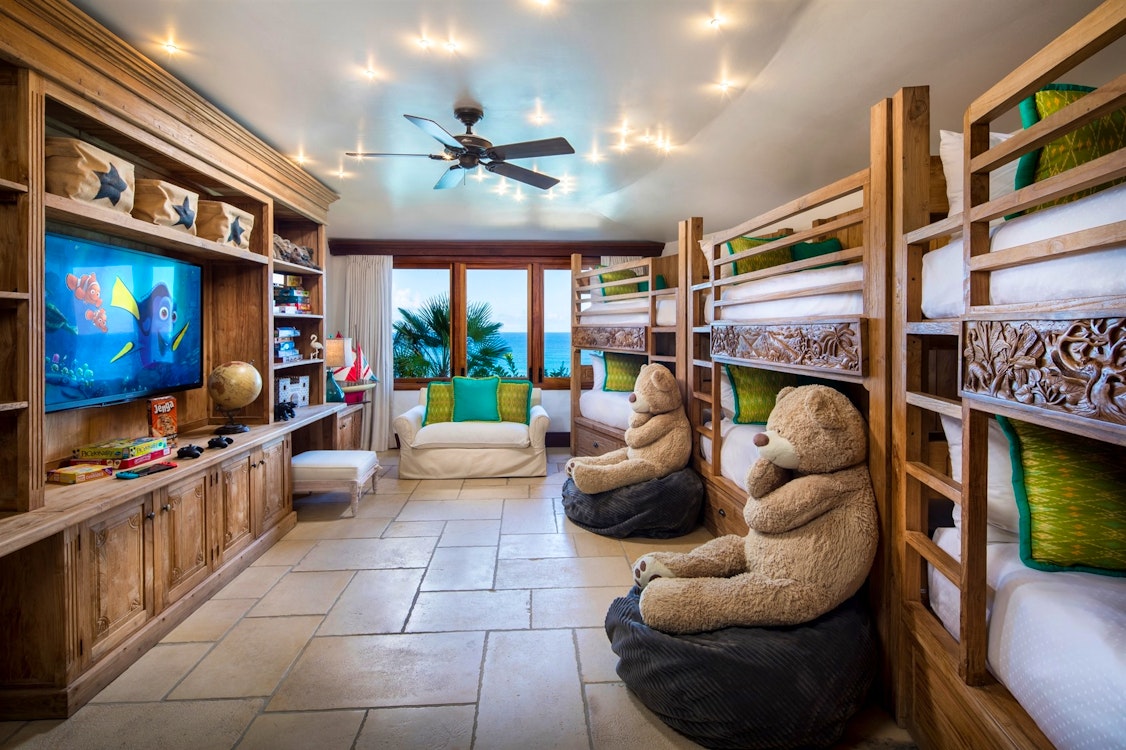 Bunk Room at the Necker Island 