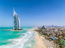 Stay at this iconic hotel in the heart of Dubai<place>Burj Al Arab Jumeirah</place><fomo>45</fomo>