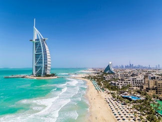 Stay at this iconic hotel in the heart of Dubai