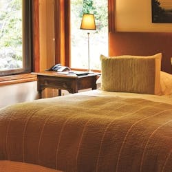 Bedroom at Treetops Lodge Rotorua