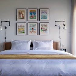 Bespoke Guestroom at 250 Maine Hotel, Maine Coast, New England, USA