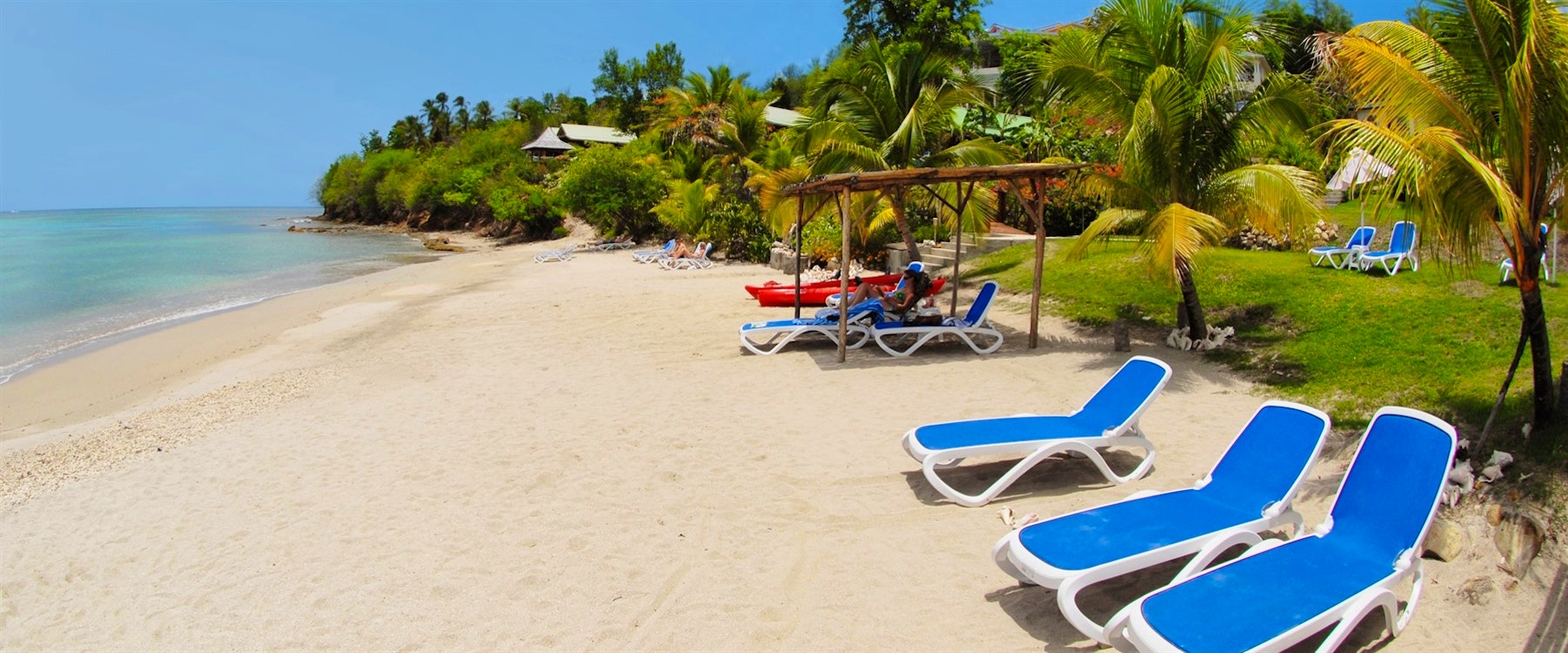 Beach at Calabash Cove, St Lucia