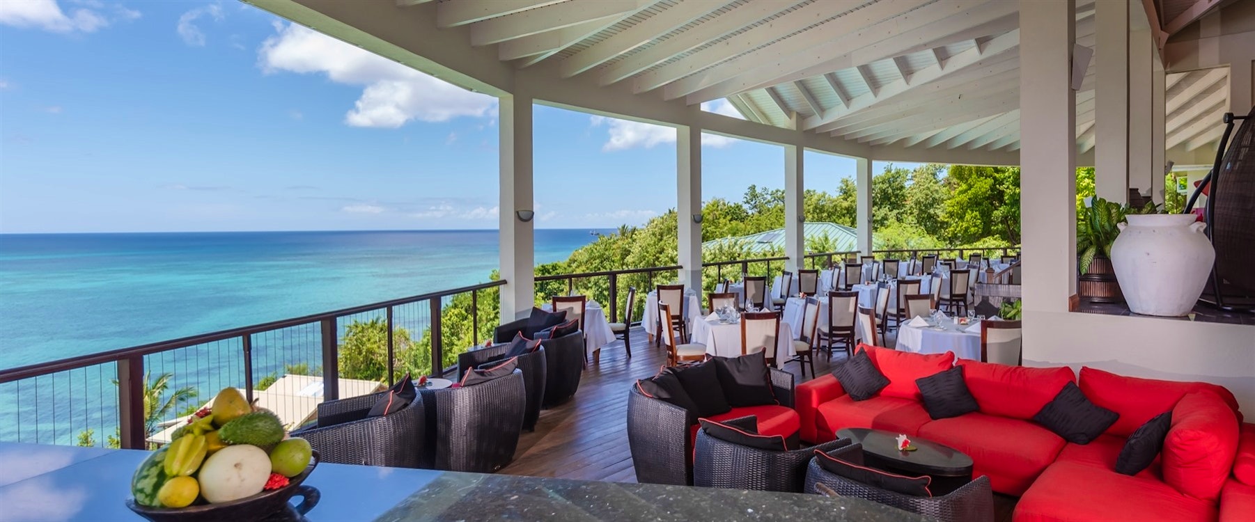Windsong Restaurant at Calabash Cove, St Lucia
